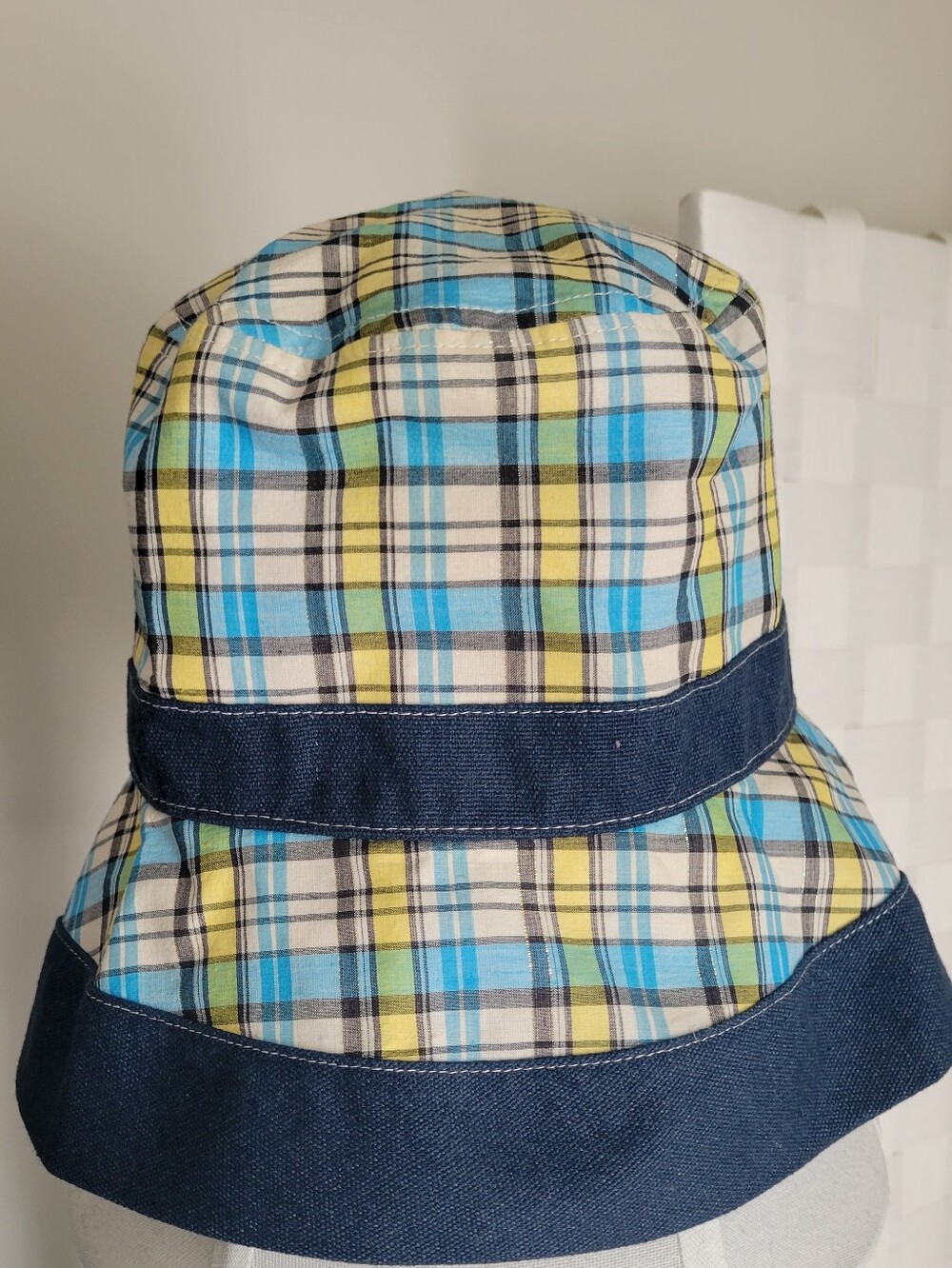 Vintage J.Crew Madras Bucket Hat